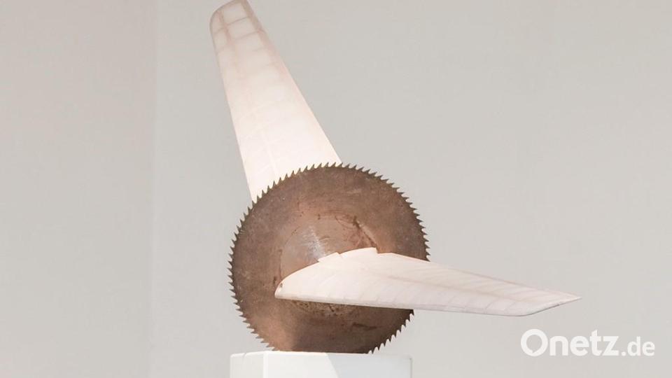 Die Skulptur aus der Gruppe „Geflügel“ ist im Luftmuseum zu bestaunen. Bild: C. Bergmann