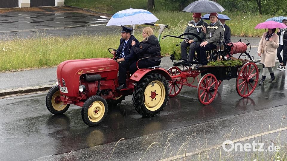 Alter Spritzenwagen der FFW Großenschwand. Bild: Josef Glas