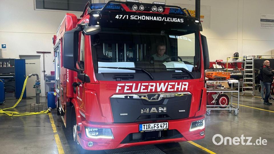 Das neue Mittlere Löschfahrzeugzeug der Feuerwehr Schönhaid-Leugas. Archivbild: wro