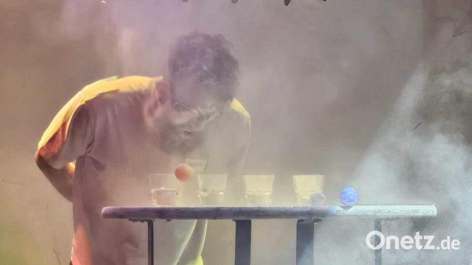 Georg beeindruckt mit seinem starken Gebläse. Bild: Manuela Watzl