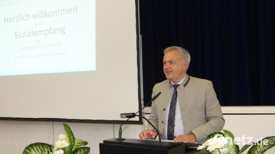 Festredner beim Sozialempfang war Landrat Roland Grillmeier aus Mitterteich. Bild: wro