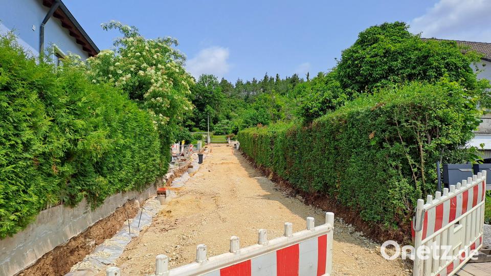 Die Arbeiten zur Sanierung der Frühlingsstraße sollen noch bis Juli andauern. Bild: pop