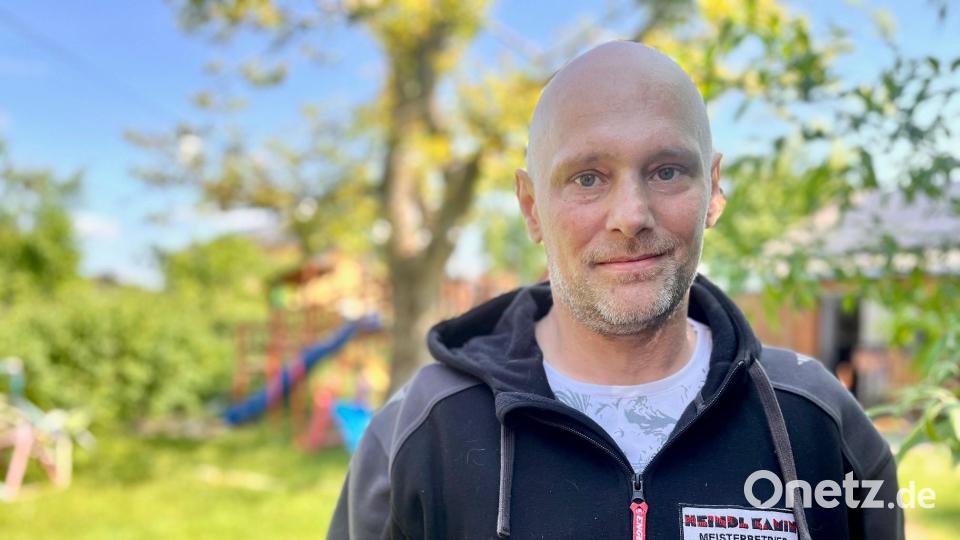 Andreas Schwaiger (43) aus Tremmersdorf hofft, dass sich viele Menschen als Stammzellenspender registrieren lassen – nicht nur, weil es ihm und seiner Familie helfen kann, sondern weil auch andere Erkrankte gerettet werden könnten. Bild: Gabi Schönberger