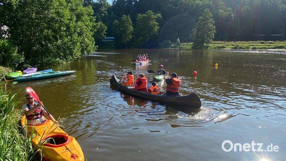Ob Kajak oder Canadier: Die Boote waren laufend in Betrieb. Bild: jua