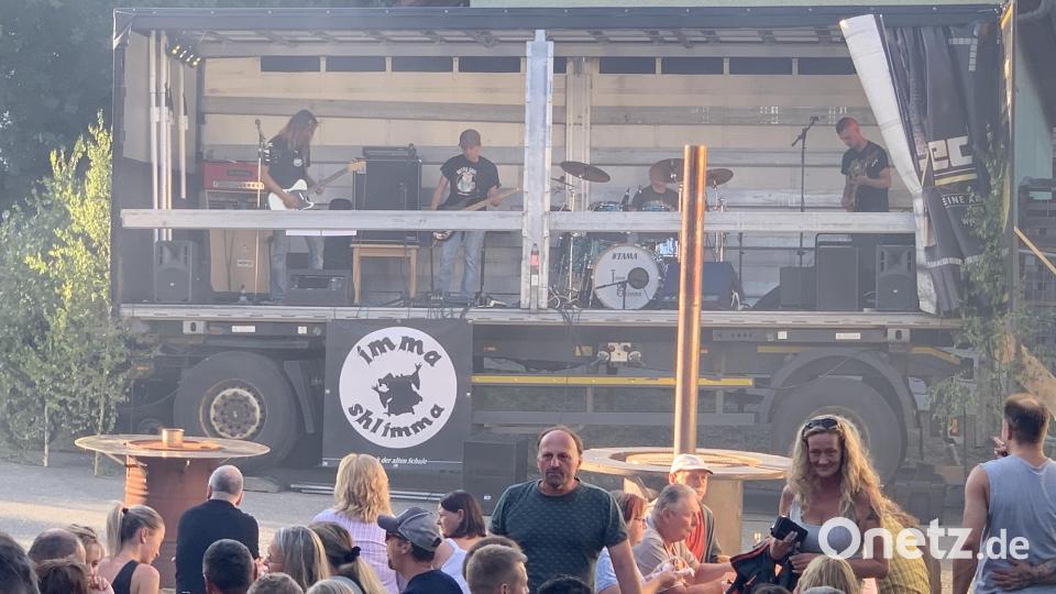 Die Band &quot;Immashlimma&quot; beim Hutza-Club. Bild: tok