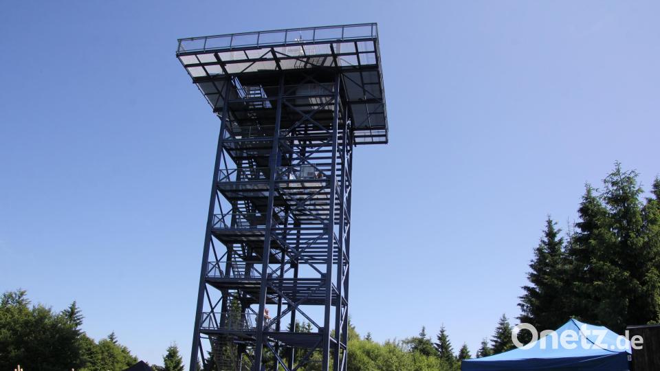 Der Aussichtsturm am Havran ist ein Besuchermagnet. Bild: kro