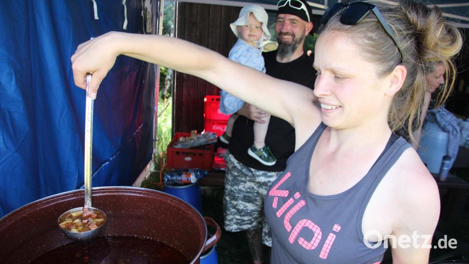 Echtes tschechisches Wurstgulasch gab es. Bild: kro
