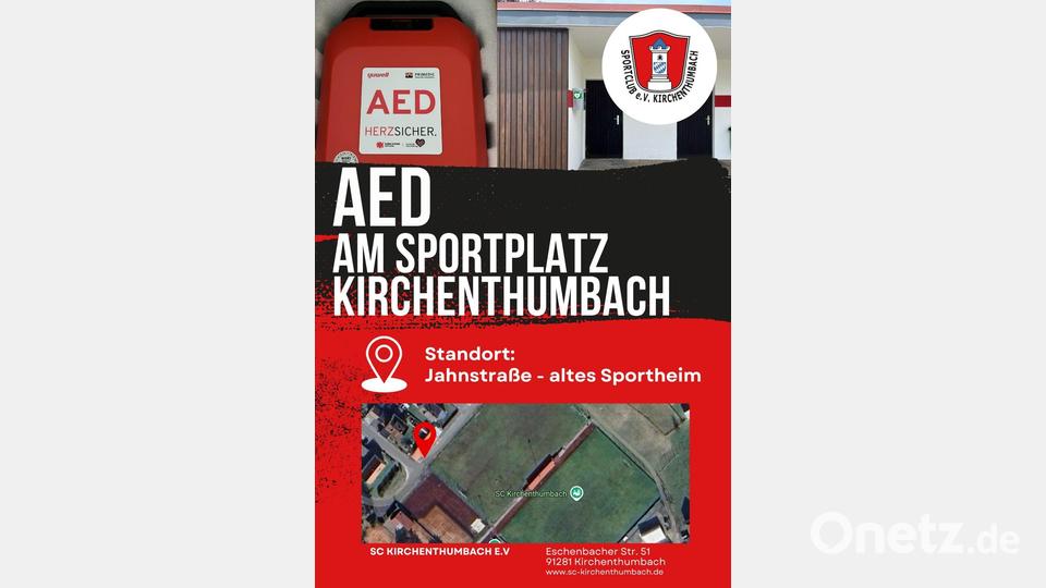 Standort des Defibrillators Bild: Daniel Kohl