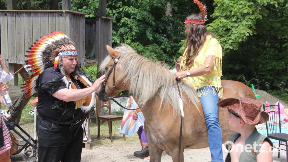 Sogar ein echtes Pferd war dabei. Bild: kro