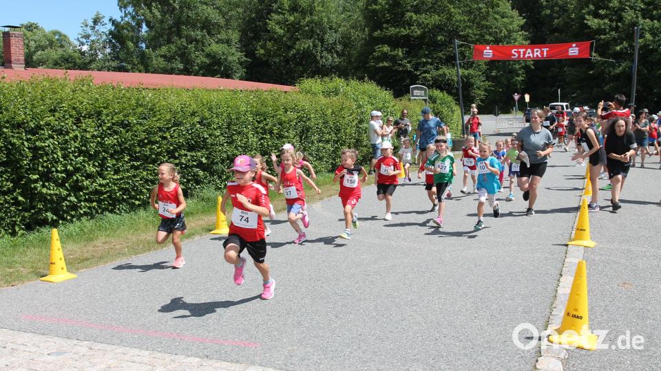Auch die Bambini legen sich voll ins Zeug. Bild: pi