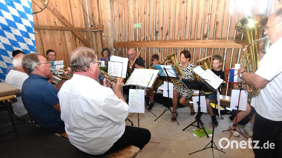 Der Posaunenchor Rosenberg-Poppenricht, unter der Leitung von Kurt Lehnerer, sorgte für die musikalische Mitgestaltung des Festgottesdienstes Bild: no