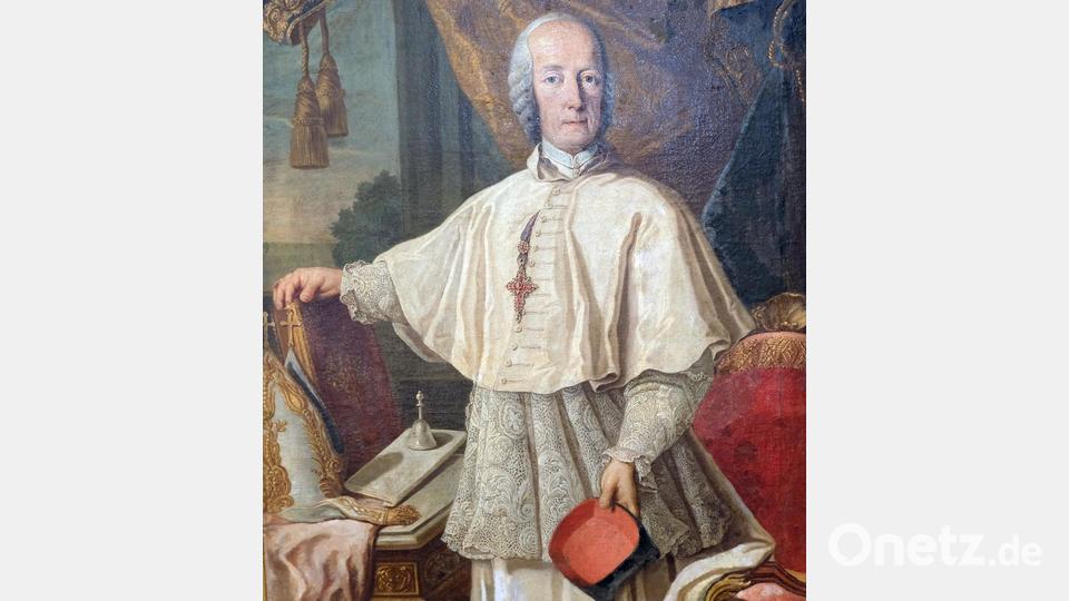 Tief verwurzelt war schon von jeher das menschliche Bedürfnis inszenierter Selbstdarstellung. Das historische Portrait zeigt den Speinsharter Abt Dominikus Lieblein um 1750 mit Albe, Chorrock und Mozetta mit rot gefüttertem Birett. Bild: do