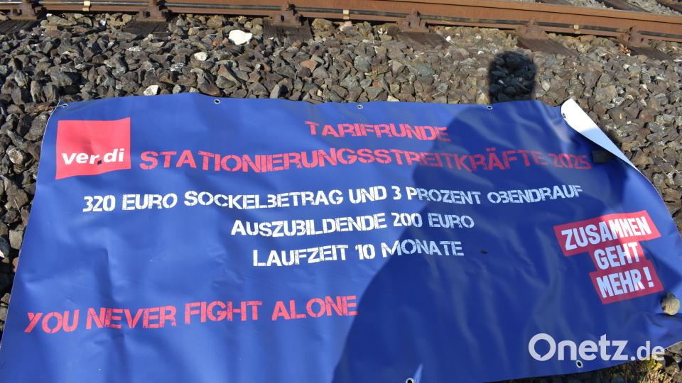 Die Forderungen der Streikenden sind klar. Bild: rgr