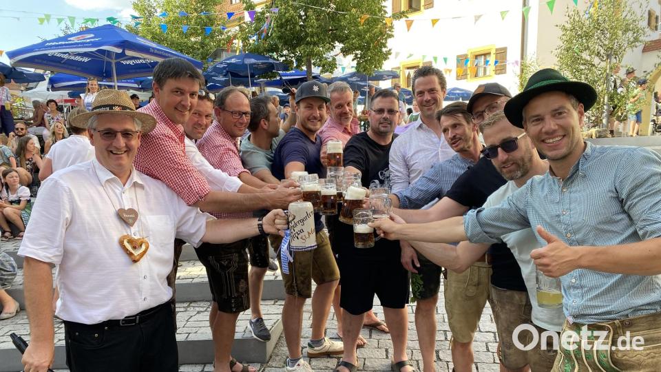 Endlich geschafft! Na dann: Prost! Bild: aub