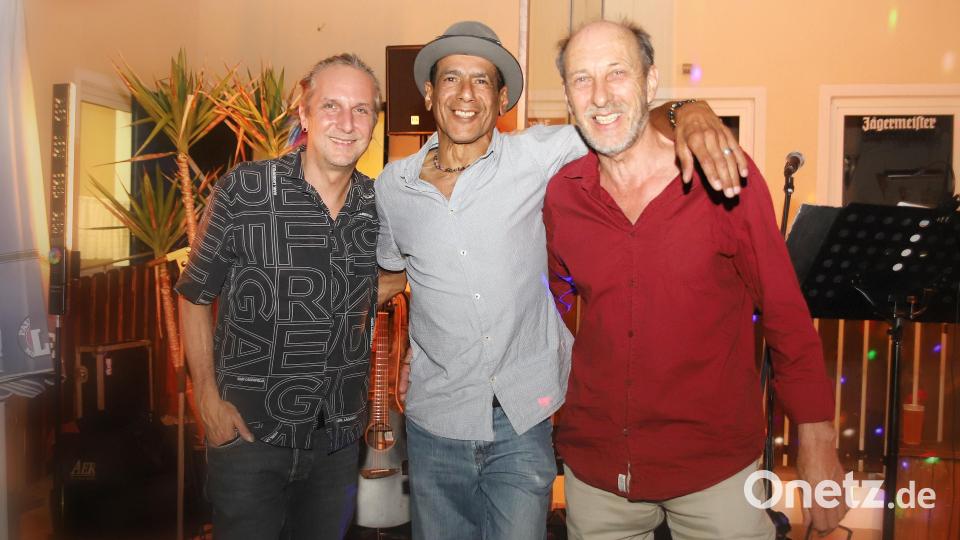 Die Band &quot;Burst&quot; aus Amberg: Curtis Fink, Werner „Leif“ Wismeth und Michael „Dandy“ Dandorfer. Bild: war