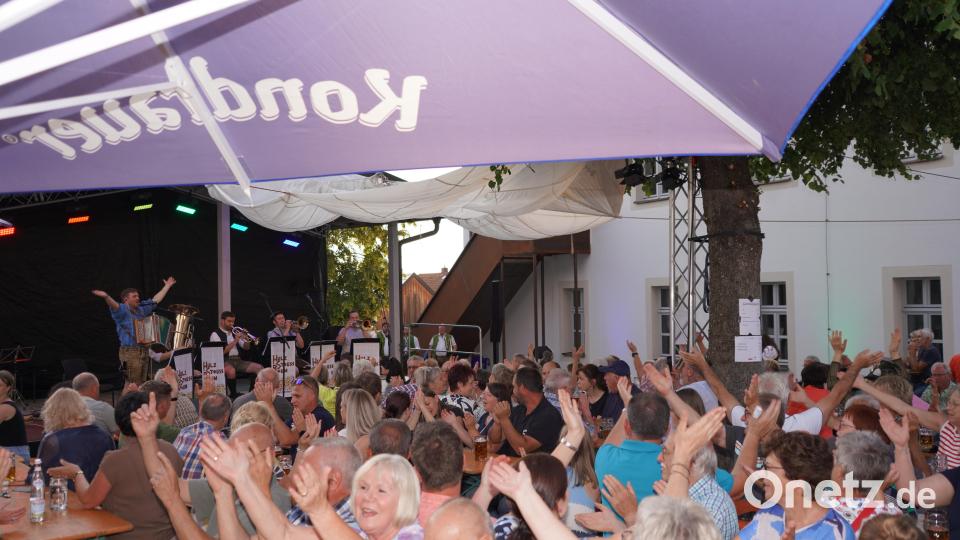 Die "Hulzstoussboum" sorgten für viel Stimmung. Bild: fvo
