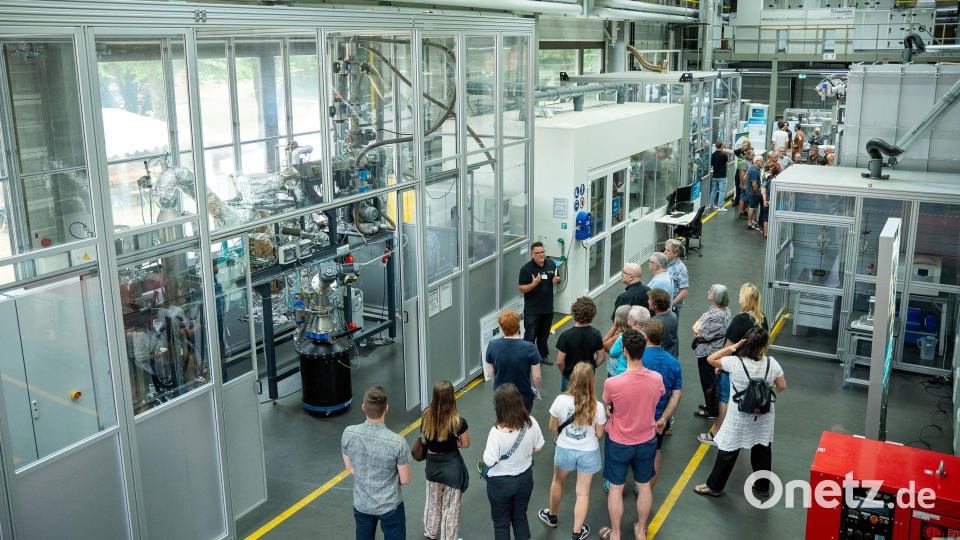 Der Tag der offenen Tür am Fraunhofer-Institut in Sulzbach-Rosenberg Bild: sba