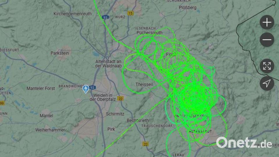 Der Flugtrackingdienst Flightradar24 zeigt die Flugroute der Maschine des britischen Rüstungsunternehmens Qinetiq. Screenshot: www.flightradar24.com