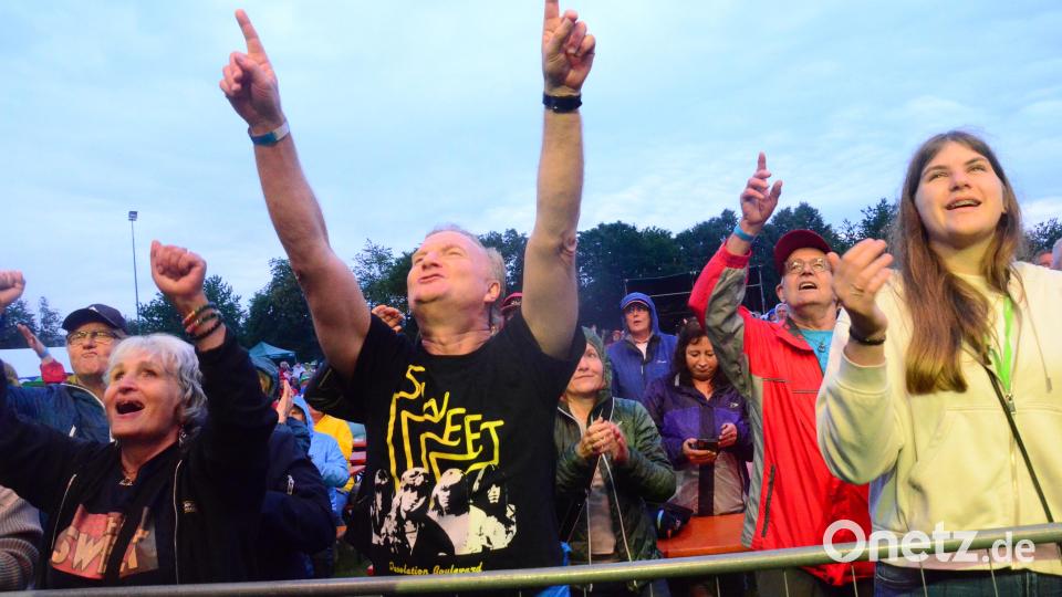 Ein &quot;Sweet&quot;-Fan in Ekstase. Bild: Kunz