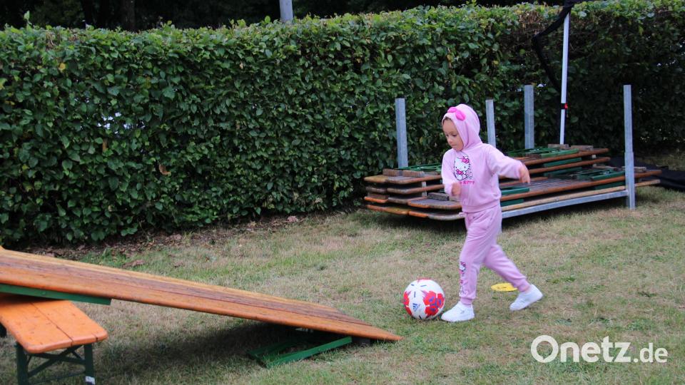 Zielschießen bei den Fußballern. Bild: prh