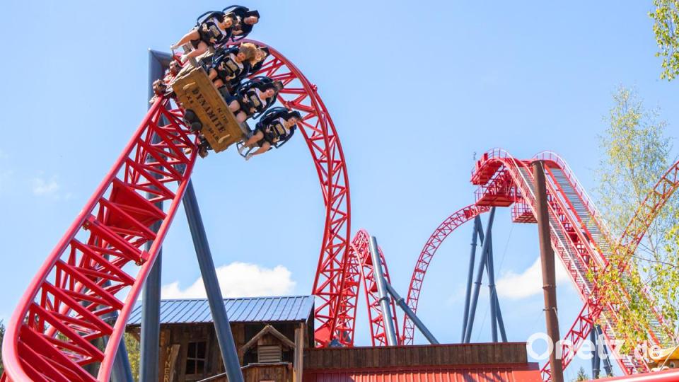 Für Mutige ist eine Fahrt mit dem Big Dipper Coaster „Dynamite“. Bild: Ronny Küttner/photoron