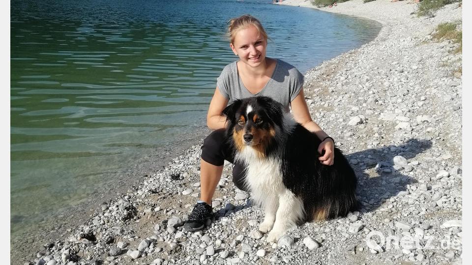 Ein Herz und eine Seele: Sandra Vogl und ihr acht Jahre alter "Yuma". Bild: Sandra Vogl/exb
