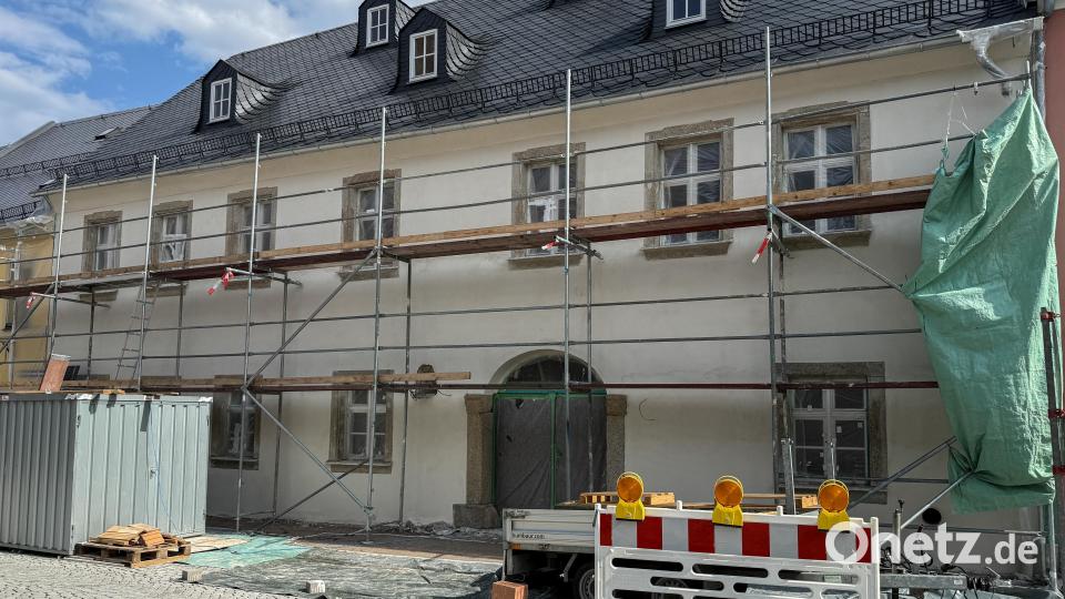Die Arbeiten am Ackerbürgerhaus in Bärnau schreiten voran. Bild: Susanne Forster