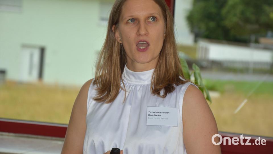 Lehrerin Diana Fialova. Bild: jr