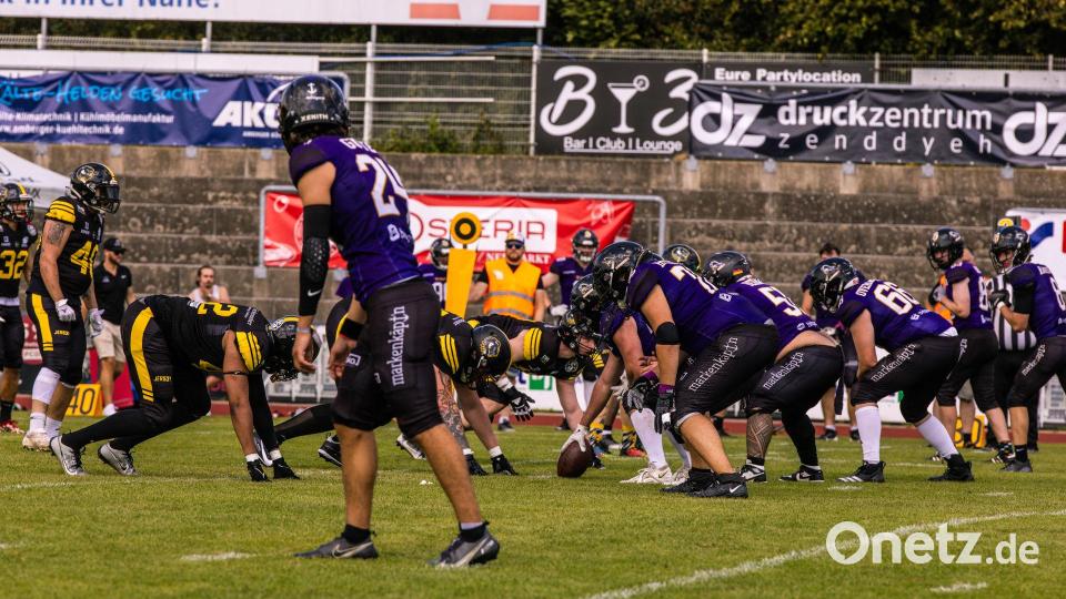 Szenen vom 66:7-Heimsieg der Amberg Mad Bulldogs gegen die Passau Pirates am 20. Juli 2025. Bild: Philipp Ponader