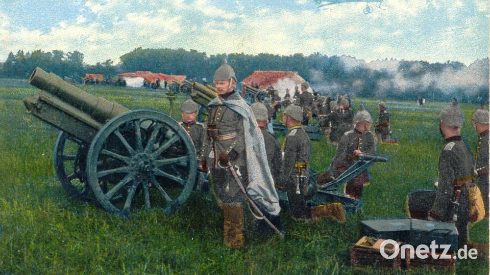 Für die bayerische Artillerie wurde offiziell 1910 der königlich Bayerische Schießplatz Grafenwöhr mit einer Größe von 9000 Hektar errichtet. Repro: mor