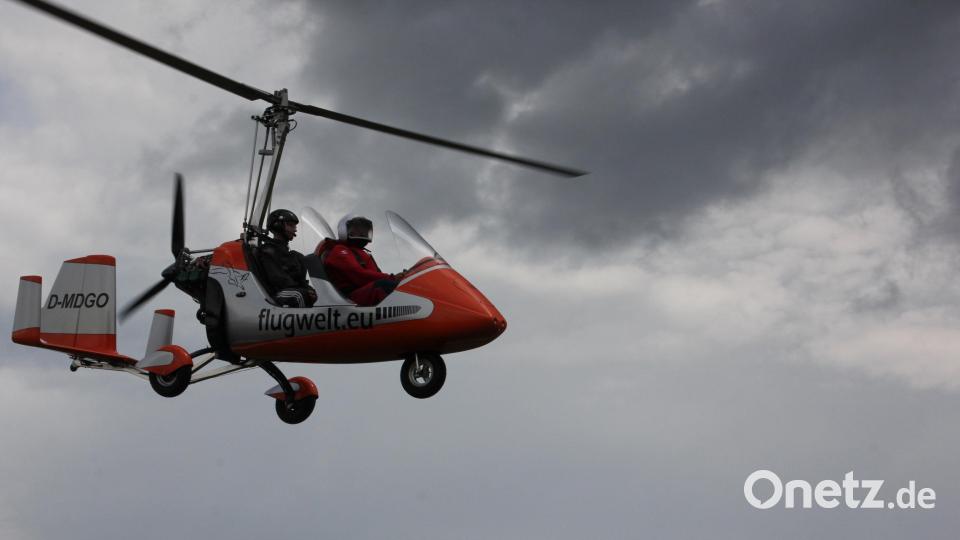Beim Flugplatzfest des Segelflug-Clubs Stiftland konnten die Besucher abheben - wenn es das Wetter zuließ. Bild: kro