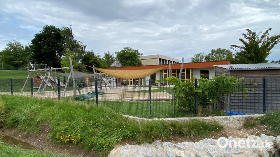 Der Außenbereich des Kindergartens "Moritz" kann zum Spielen genutzt werden. Bild: Völkl
