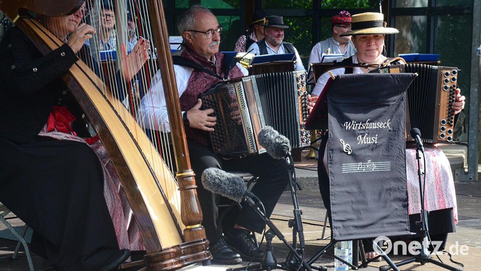 Die Oberpfälzer Gruppe &quot;Wirtshaus Musi&quot; spielte traditionelle Volksmusik. Bild: Kunz