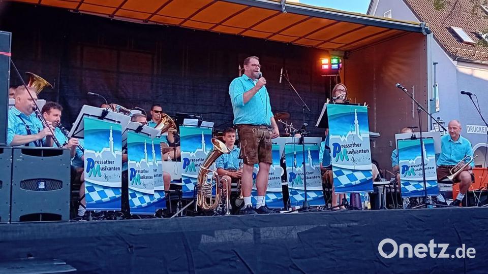 Die Pressather Blasmusik spielt wieder beim Altstadtfest in Vohenstrauß. Archivbild: Harald Bäumler