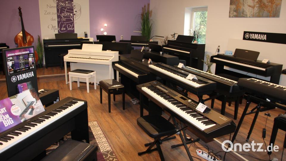 Der E-Piano-Raum im Musikhaus Zölch. Bild: kro