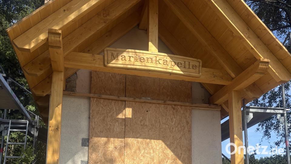 Die Marienkapelle in Höll bei Pullenreuth befindet sich bereits im Wiederaufbau. Bild: exa