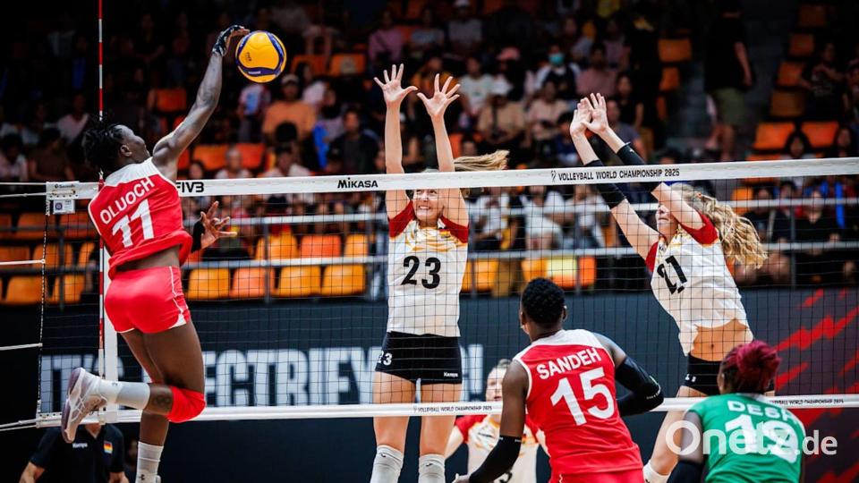 In der Anfangsphase erwischten die Kenianerinnen Deutschland oft auf dem falschen Fuß. Bild: ---/Deutscher Volleyball-Verband /dpa