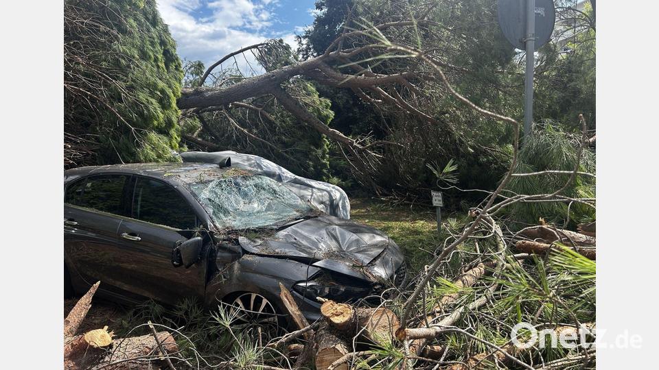Das Unwetter richtete erheblichen Sachschaden an. Bild: Alessio Marini/LPS via ZUMA Press Wire/dpa
