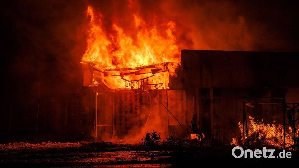 Was das Feuer genau auslöste, ist noch unklar. Bild: Chewy Lin/AAP/dpa