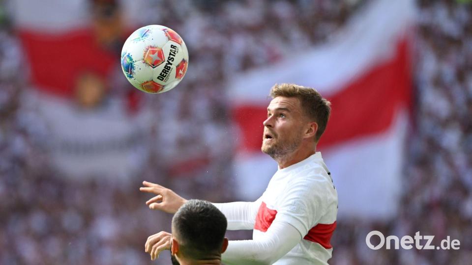 Am Ende obenauf: Maximilian Mittelstädt mit dem VfB Bild: Marijan Murat/dpa