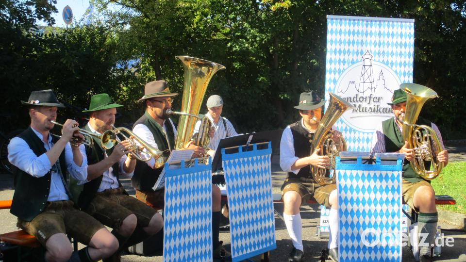 Die &quot;Diendorfer Musikanten&quot; sorgten für beste Stimmung beim Frühschoppen am Sonntag. Bild: bnr