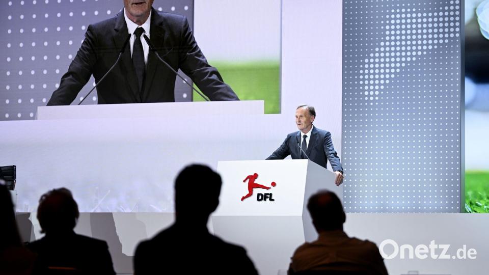 Hans-Joachim Watzke darf sich über ein einstimmiges Votum freuen. Bild: Britta Pedersen/dpa