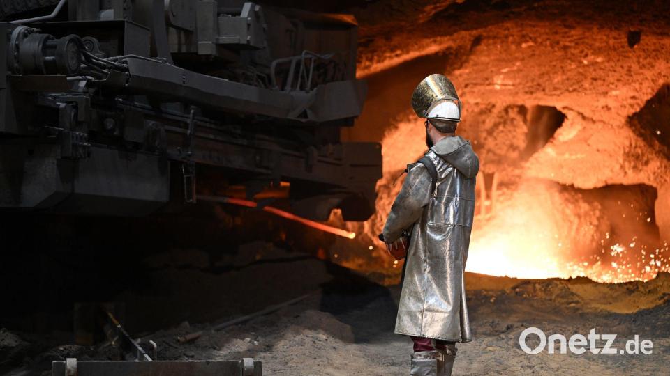 Energieintensive Industrien wie die Stahlbranche sind unter Druck. Bild: Federico Gambarini/dpa