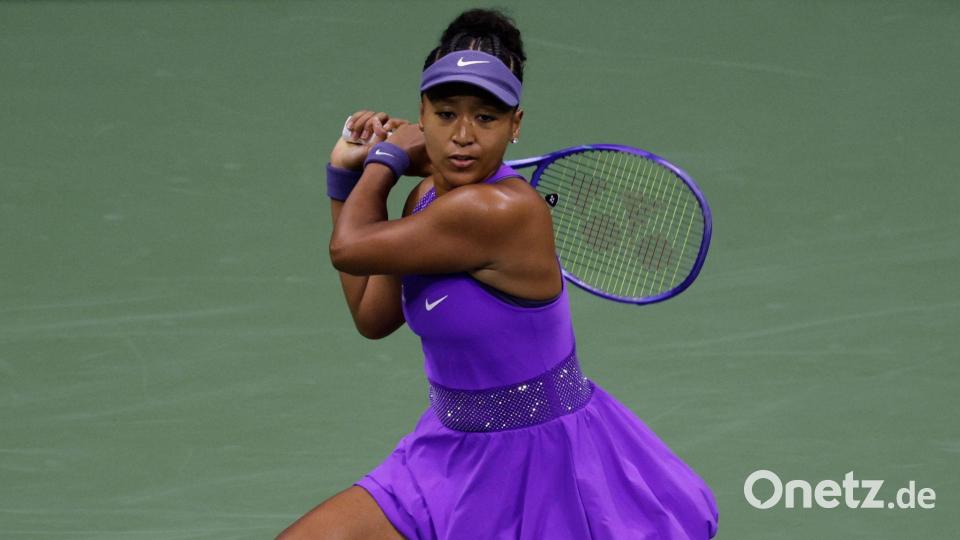 Naomi Osaka schaffte in New York den Halbfinaleinzug und trifft nun auf Wimbledon-Finalistin Amanda Anisimova. Bild: Adam Hunger/AP/dpa