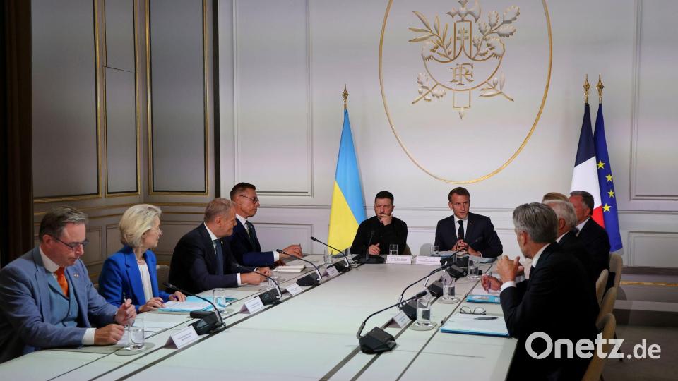 Die Beratungen über die militärische Unterstützung der Ukraine laufen seit Monaten. Bild: Ludovic Marin/Pool AFP/AP/dpa
