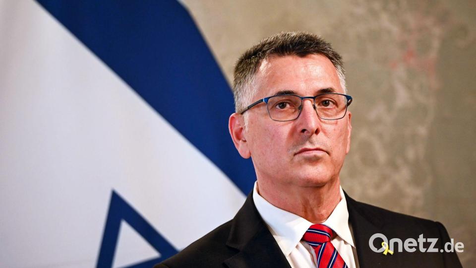 In einem Telefonat mit seinem französischen Kollegen wählt Israels Außenminister Gideon Saar deutliche Worte. (Archivbild) Bild: Katharina Kausche/dpa