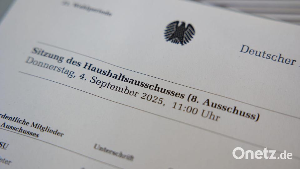 Der Bundesetat für 2025 steht: Der Haushaltsausschuss des Bundestags hat seine Bereinigungssitzung abgeschlossen. Mitte September wird er im Parlament verabschiedet. Bild: Joerg Carstensen/dpa