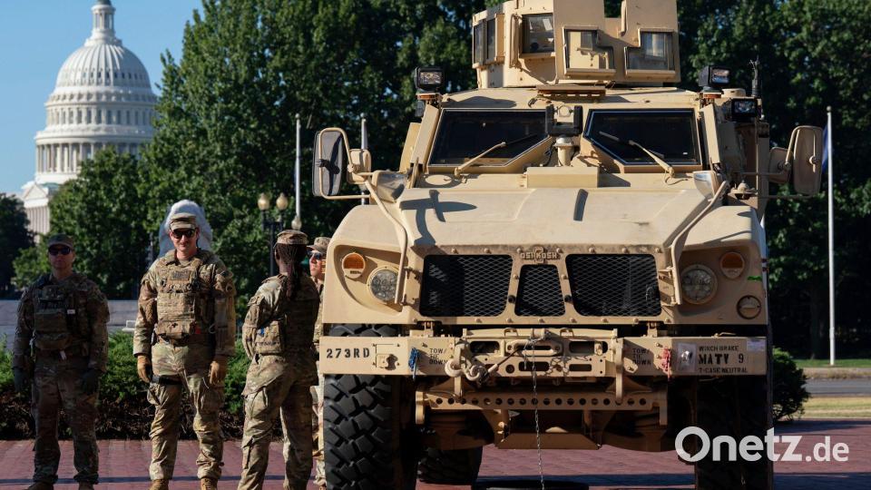 Soldaten im Stadtbild: In Washington ist das zum Alltag geworden (Archivbild). Bild: Jose Luis Magana/FR159526 AP/AP/dpa