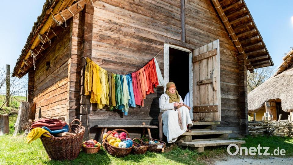 Es ist ganz schön spannend, hier auf Zeitreise zu gehen. Bild: Klaus Schicker, Geschichtspark