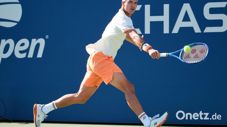 Daniel Altmaier musste bei den US Open aufgeben. Bild: Pamela Smith/FR172156 AP/AP/dpa